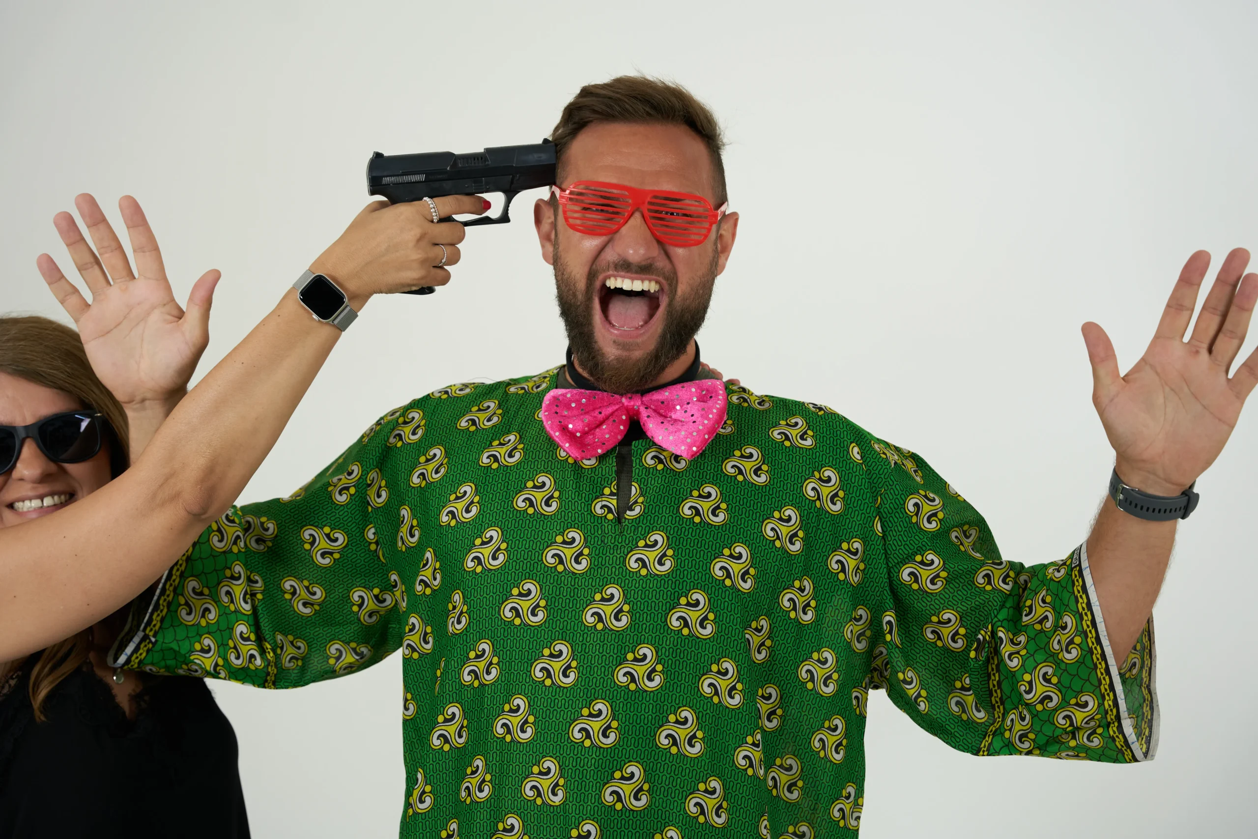 Spaß mit der Memorybox Fotobox bei einer Feier in Stuttgart